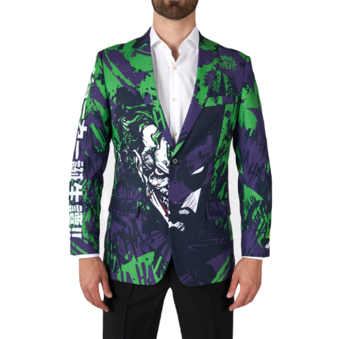 OPPOSUITS Marynarka męska kolorowa, BATMAN VS JOKER, casual | Sklep GriShop.eu | Marynarki