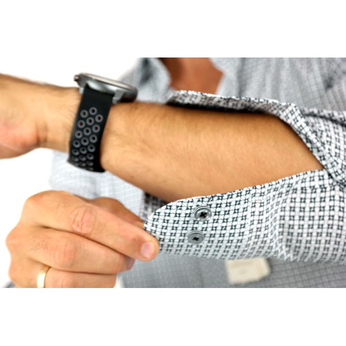 DANIEL BESSI Koszula męska fb204 drobny wzór, kwadraciki, efekt jedwabiu | Sklep GriShop.eu | Koszule