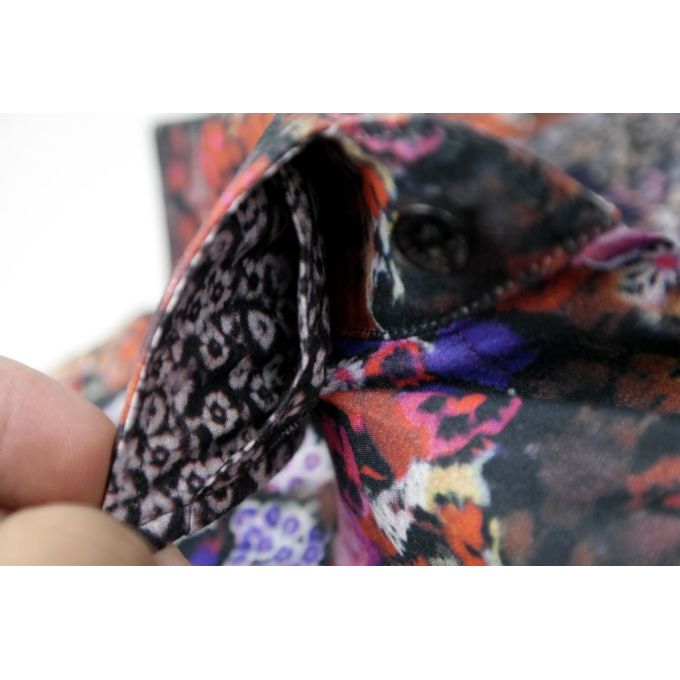 DANIEL BESSI koszula męska fb097 kolorowa kwietki cieniowana | Sklep GriShop.eu | Koszule