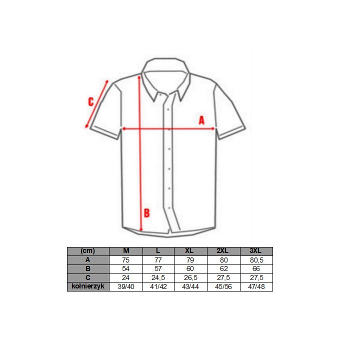 TANCREDO Koszula męska krótki rękaw TN19 czarna, piwo drinki | Sklep GriShop.eu | Koszule