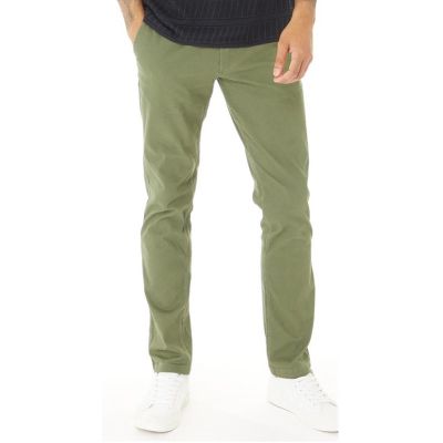 JACK & JONES Spodnie męskie chnosy khaki, zielone SJJ2 | Sklep GriShop.eu | Spodnie