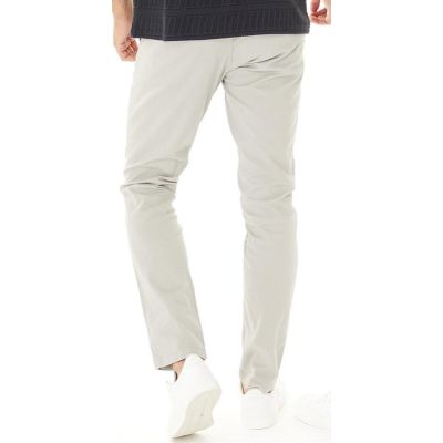 JACK & JONES Spodnie męskie chnosy, szare SJJ1 | Sklep GriShop.eu | Spodnie