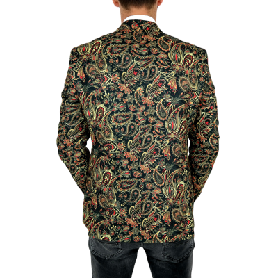 GIOVANNI PERA Marynarka męska D612 casual, PAISLEY, kwiaty, elegancka | Sklep GriShop.eu | Marynarki