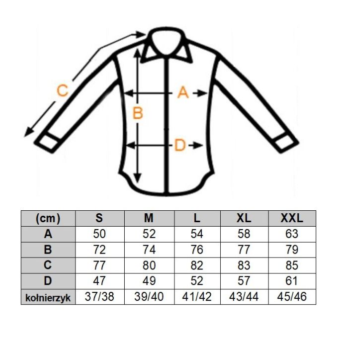 TAD WILLIAMS Koszula męska na spinki, stójka, kremowa KTW1 | Sklep GriShop.eu | Koszule