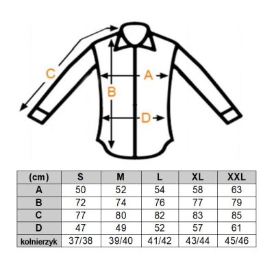 TAD WILLIAMS Koszula męska na spinki, stójka, kremowa KTW1 | Sklep GriShop.eu | Koszule