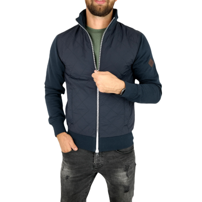 HUSKY Bluza męska granatowa BLH2 bez kaptura | Sklep GriShop.eu | Bluzy