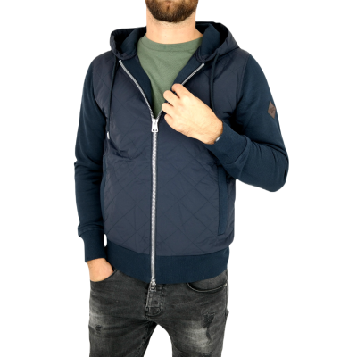 HUSKY Bluza męska granatowa BLH1 z kapturem | Sklep GriShop.eu | Bluzy