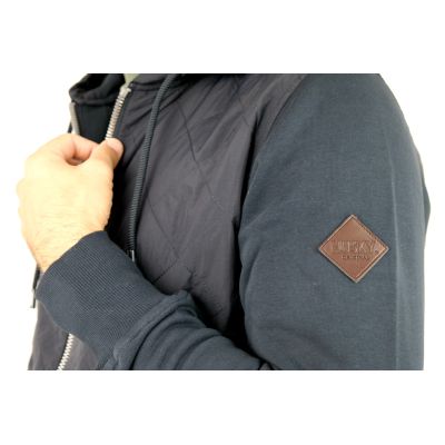 HUSKY Bluza męska granatowa BLH1 z kapturem | Sklep GriShop.eu | Bluzy