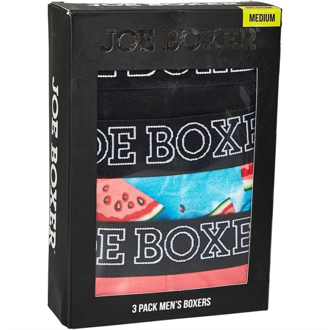 JOE BOXER Bokserki męskie 3pack BJB3 dopasowane, kolorowe, arbuzy | Sklep GriShop.eu | Galanteria i dodatki