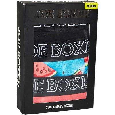 JOE BOXER Bokserki męskie 3pack BJB3 dopasowane, kolorowe, arbuzy | Sklep GriShop.eu | Galanteria i dodatki