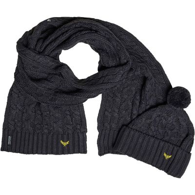 THREADBARE Zestaw czapka i szalik męski, granatowy | Sklep GriShop.eu | Galanteria i dodatki