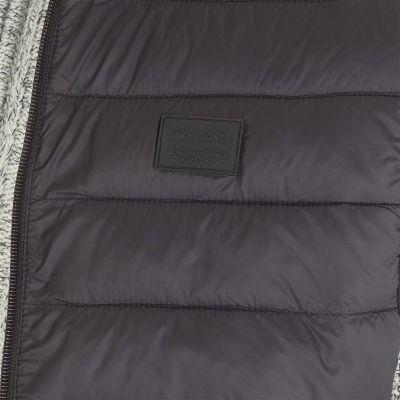 JACK & JONES Kamizelka, bezrękawnik męski KJJ1 czarny pikowany | Sklep GriShop.eu | Kurtki