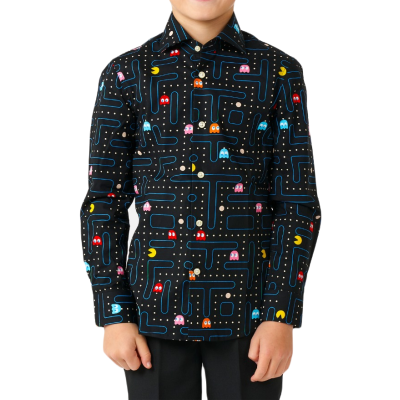 OPPOSUITS Koszula chłopięca O15 kolekcja tata, syn kolorowa PAC-MAN wesoła gra | Sklep GriShop.eu | Koszule