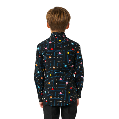 OPPOSUITS Koszula chłopięca O15 kolekcja tata, syn kolorowa PAC-MAN wesoła gra | Sklep GriShop.eu | Koszule