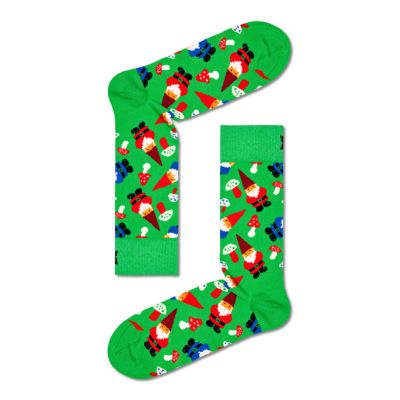 HAPPY SOCKS skarpetki świąteczne P000281 kolorowe, zielone, grzybki | Sklep GriShop.eu | Galanteria i dodatki