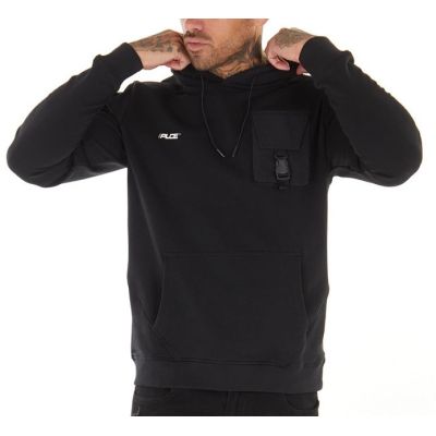POLICE Bluza męska BLP2 z kapturem, czarna | Sklep GriShop.eu | Bluzy