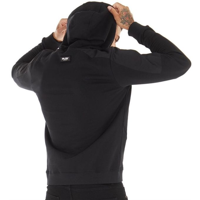 POLICE Bluza męska BLP2 z kapturem, czarna | Sklep GriShop.eu | Bluzy