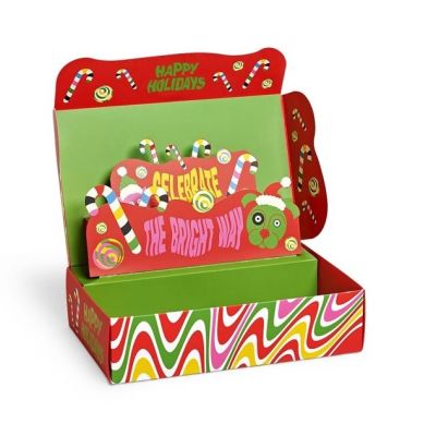 HAPPY SOCKS zestaw skarpetek GIFT SET 4pak kolorowe XSAN09-0100 na prezent, świąteczne | Sklep GriShop.eu | Galanteria i dodatki