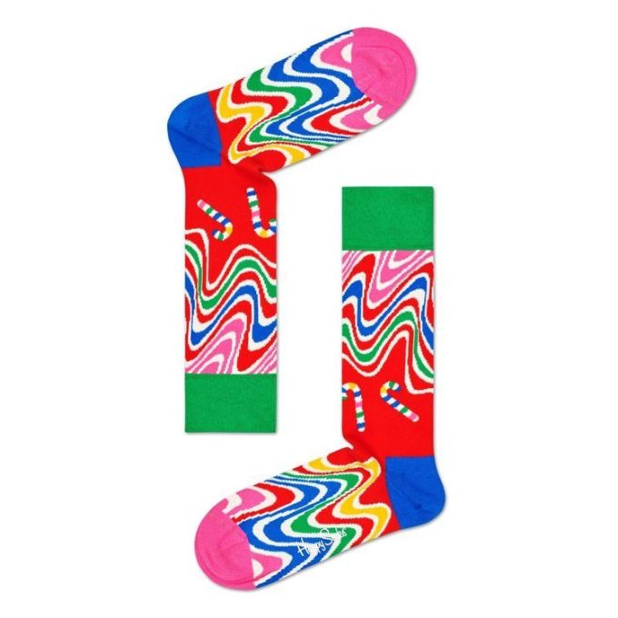 HAPPY SOCKS zestaw skarpetek GIFT SET 4pak kolorowe XSAN09-0100 na prezent, świąteczne | Sklep GriShop.eu | Galanteria i dodatki