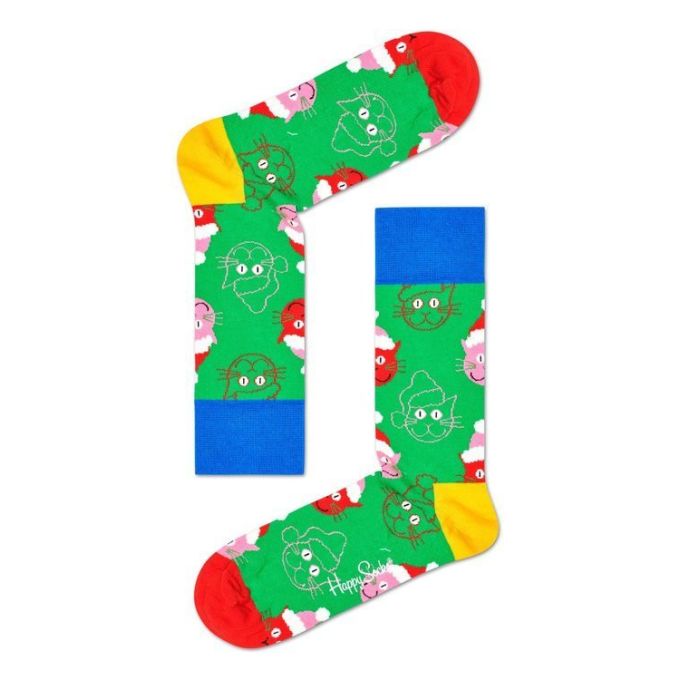 HAPPY SOCKS zestaw skarpetek GIFT SET 4pak kolorowe XSAN09-0100 na prezent, świąteczne | Sklep GriShop.eu | Galanteria i dodatki