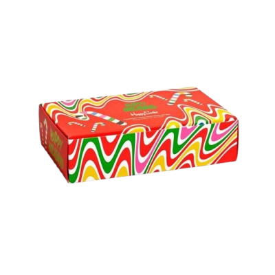 HAPPY SOCKS zestaw skarpetek GIFT SET 4pak kolorowe XSAN09-0100 na prezent, świąteczne | Sklep GriShop.eu | Galanteria i dodatki