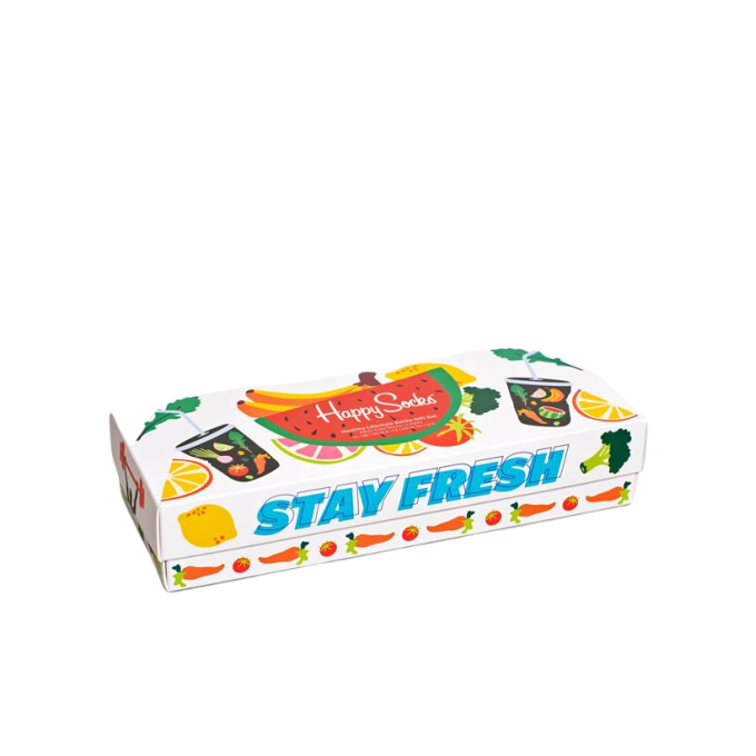 HAPPY SOCKS zestaw skarpetek GIFT SET 4pak kolorowe XHEL09-0200 na prezent | Sklep GriShop.eu | Galanteria i dodatki