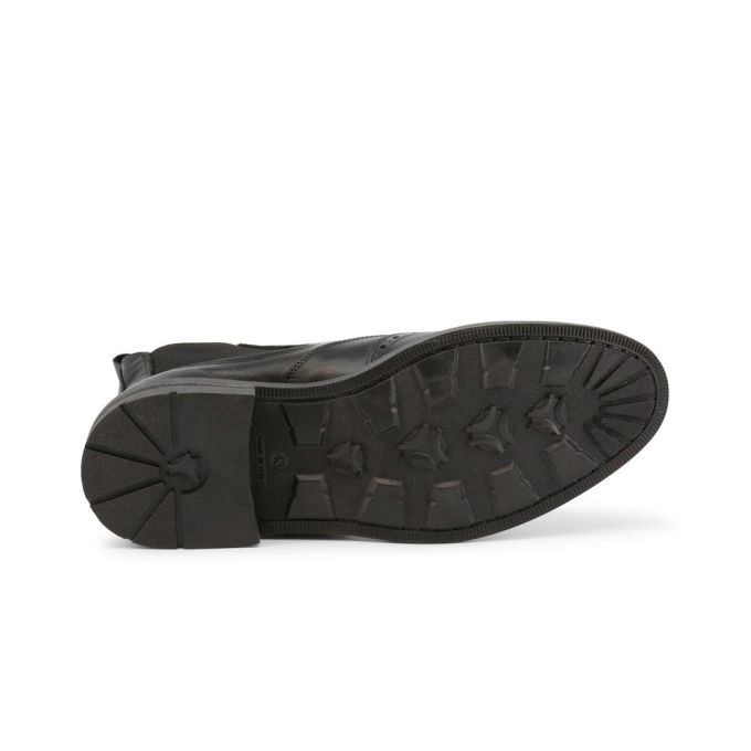 DUCA DI MORRONE Buty męskie sztyblety czarne skóra wysokie | Sklep GriShop.eu | Obuwie