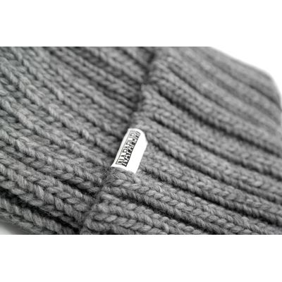 NAPAPIJRI Czapka męska jasno szara, ciepła zimowa | Sklep GriShop.eu | Galanteria i dodatki