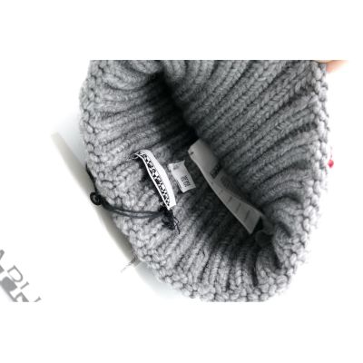 NAPAPIJRI Czapka męska jasno szara, ciepła zimowa | Sklep GriShop.eu | Galanteria i dodatki