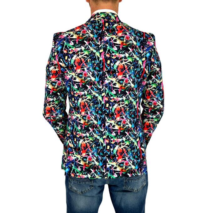 MARCO MILANO Marynarka męska C11 kolorowa, farba, casual | Sklep GriShop.eu | Marynarki