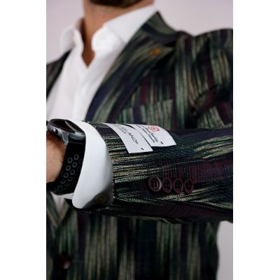MARCO MILANO Marynarka męska C16 paski, kolorowa, casual | Sklep GriShop.eu | Marynarki
