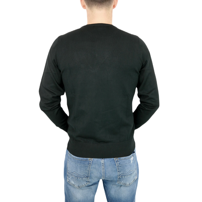 U.S. GRAND POLO Sweter męski G08 czarny, gładki | Sklep GriShop.eu | Swetry