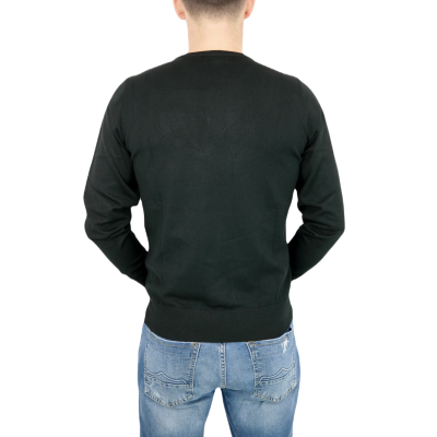 U.S. GRAND POLO Sweter męski G08 czarny, gładki | Sklep GriShop.eu | Swetry