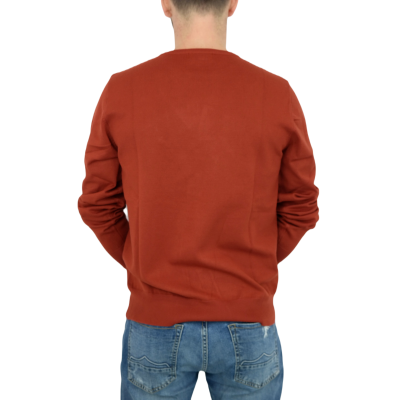 U.S. GRAND POLO Sweter męski G09 pomarańczowy, gładki | Sklep GriShop.eu | Swetry