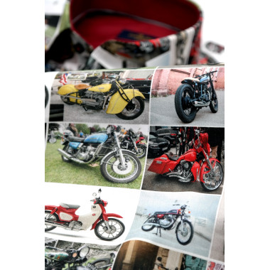 DANIEL BESSI Koszula męska fb063 kolorowa, MOTORY, choppery, motocykle