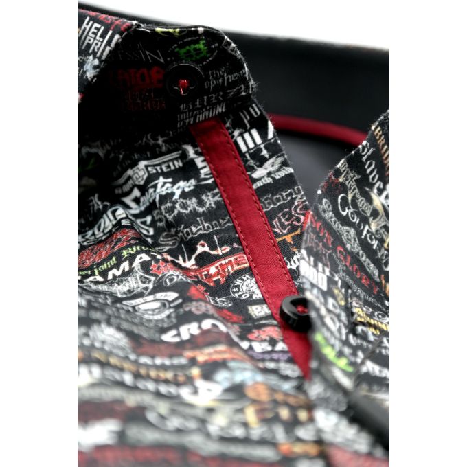 DANIEL BESSI Koszula męska fb091 zespoły muzyczne, czarna, rock, metal i inne | Sklep GriShop.eu | Koszule