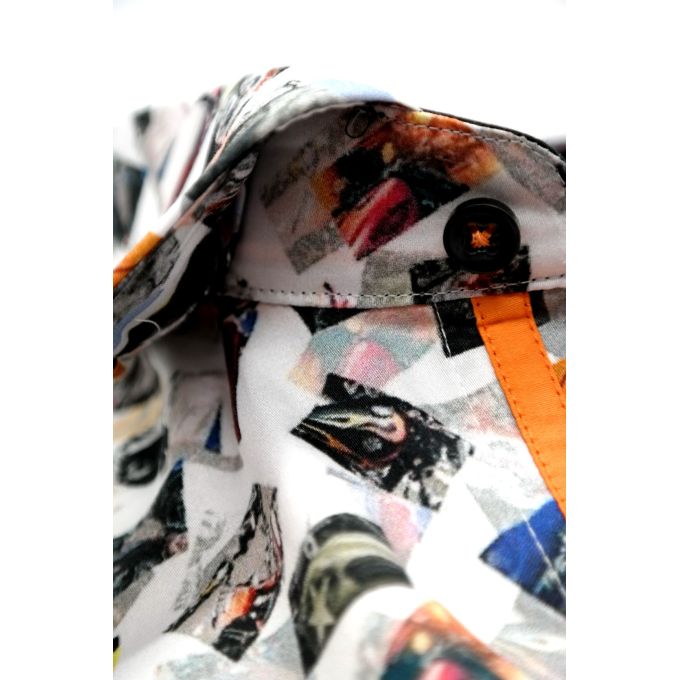 DANIEL BESSI Koszula męska fb074 motory, motocyklowe zbiorniki paliwa, zdjęcia | Sklep GriShop.eu | Koszule