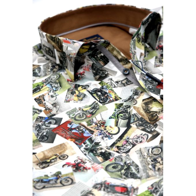 DANIEL BESSI Koszula męska fb077 kolorowa, MOTORY, zdjęcia | Sklep GriShop.eu | Koszule
