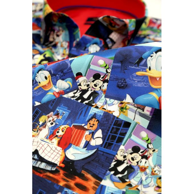 DANIEL BESSI Koszula męska fb069 kolorowa, wesoła, BAJKI, Kaczor Donald, Mickey Mouse i inne | Sklep GriShop.eu | Koszule