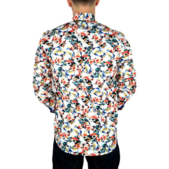 DANIEL BESSI Koszula męska fb037 kolorowa, MUZYCZNA, organy i inne | Sklep GriShop.eu | Koszule