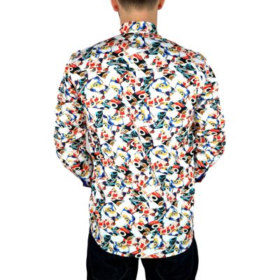 DANIEL BESSI Koszula męska fb037 kolorowa, MUZYCZNA, organy i inne | Sklep GriShop.eu | Koszule