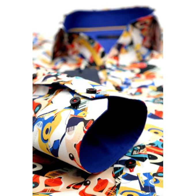 DANIEL BESSI Koszula męska fb037 kolorowa, MUZYCZNA, organy i inne | Sklep GriShop.eu | Koszule