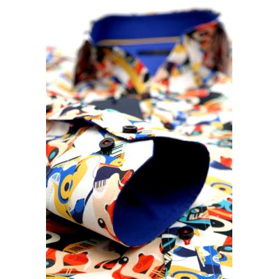 DANIEL BESSI Koszula męska fb037 kolorowa, MUZYCZNA, organy i inne | Sklep GriShop.eu | Koszule