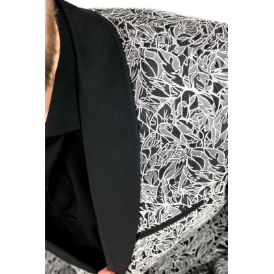 MACKTEN Marynarka męska C4 elegancka, srebrna, imprezowa, eksluzywna | Sklep GriShop.eu | Marynarki