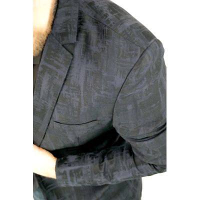ROSS CARRA Marynarka męska granatowa RC1 elegancka, kratka | Sklep GriShop.eu | Marynarki