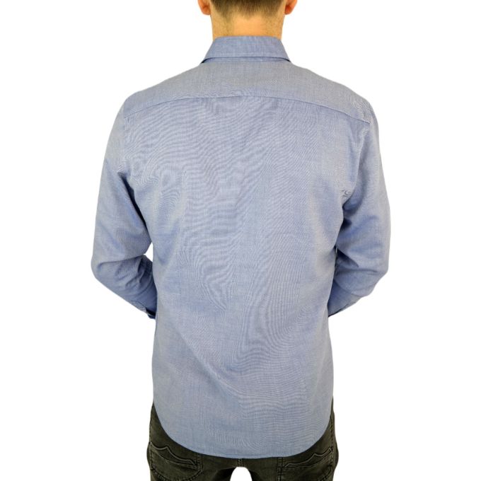 R2 AMSTERDAM Koszula męska 014 niebieska | Sklep GriShop.eu | Koszule