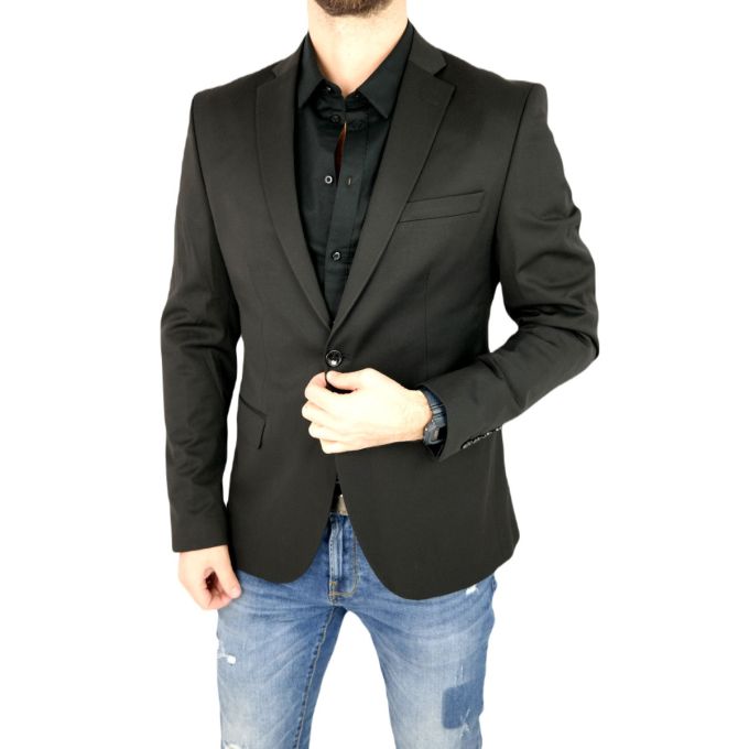 MACKTEN Marynarka męska C5 elegancka, czarna, imprezowa, ekskluzywna | Sklep GriShop.eu | Marynarki