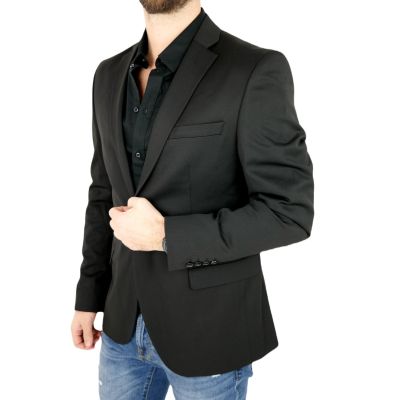 MACKTEN Marynarka męska C5 elegancka, czarna, imprezowa, ekskluzywna | Sklep GriShop.eu | Marynarki