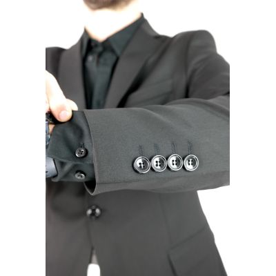 MACKTEN Marynarka męska C5 elegancka, czarna, imprezowa, ekskluzywna | Sklep GriShop.eu | Marynarki