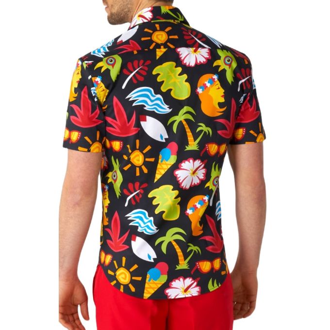OPPOSUITS Koszula męska krótki rękaw, kolorowa HAWAJSKA palmy, kwiaty | Sklep GriShop.eu | Koszule